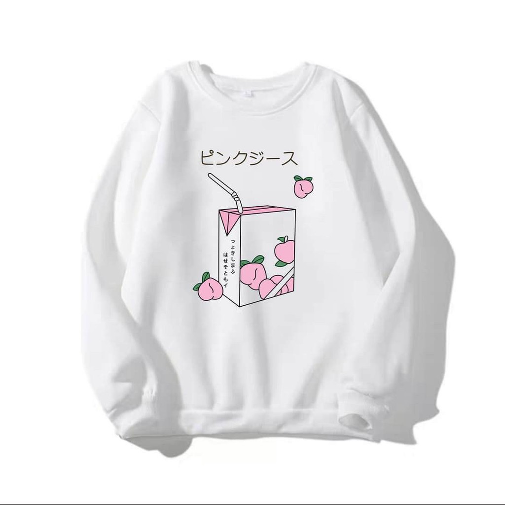 Áo Sweater In Hộp Sữa Siêu Dễ Thương Chất Nỉ Ngoại Dày Dặn Siêu Ấm