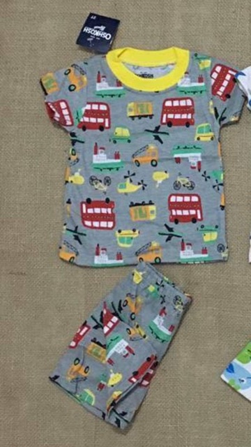 (giá xả)Bộ cotton 4c ngộ nghĩnh cộc tay bé trai 8-22kg