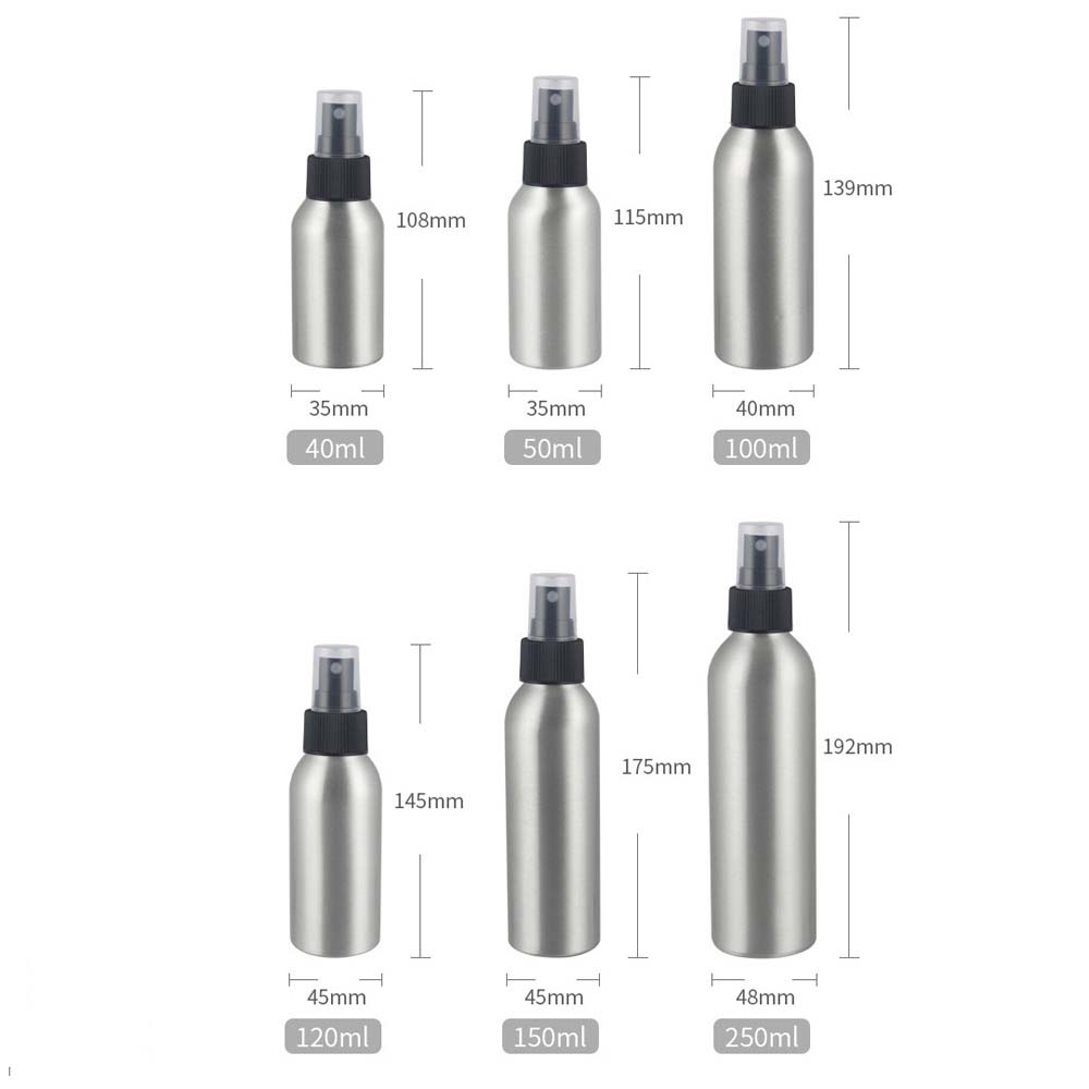 [Hàng mới về] Bình Xịt Đựng Nước Hoa Bằng Nhôm Sử Dụng Cho Salon