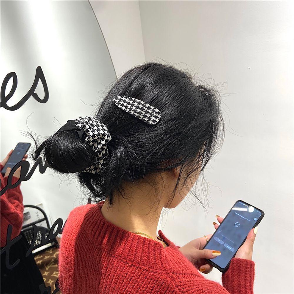 Kẹp Tóc Họa Tiết Lưới 15H Đơn Giản Thời Trang Cho Nữ