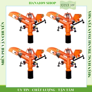 Béc tưới cánh đập 4 tia bb-c4t phun mưa, ren trong 34mm, tưới vườn cây ăn trái, cây công nghiệp cao su, cà phê (4 cái)