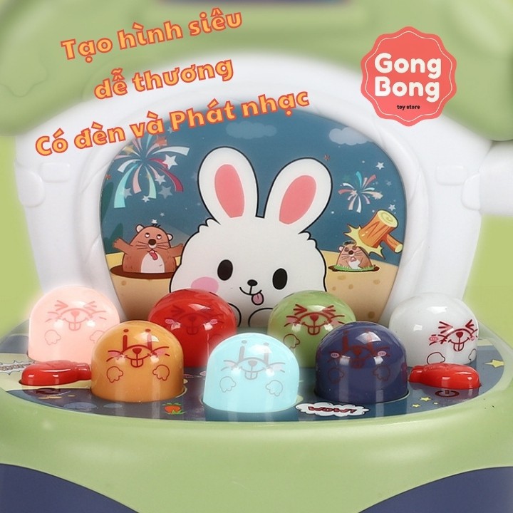 Đồ chơi đập chuột cho bé, đồ chơi thông minh kích thích khả năng phản xạ của trẻ Gong Bong store
