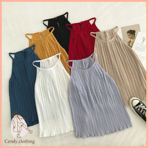 [Hàng Cao Cấp Loại 1 + Ảnh Thật] - Áo Sát Nách Xếp Ly Cực Hot CendyClothing - CD051
