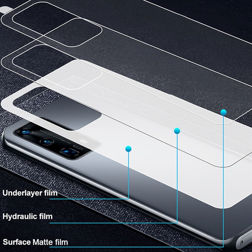 Miếng Dán Hydrogel Mềm Nhám Bảo Vệ Mặt Trước/Sau Cho iPhone 14 13 Mini 12 Pro 11 XR X XS Max 7 8 6S 6 Plus SE 2020