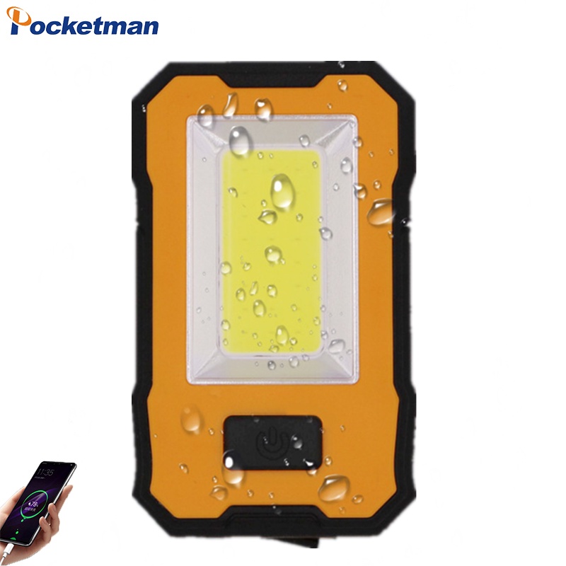 Đèn LED Làm Việc/Sửa Chữa Xe Hơi 3 Chế Độ Có Nam Châm Kèm Sạc USB 30W