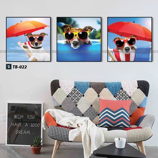 Tranh canvas mẫu vuông phòng cho bé