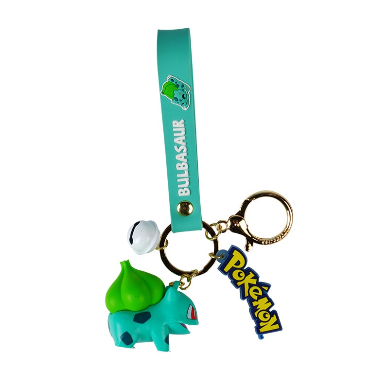 Móc khóa Pokemon Pikachu Bulbasaur Squirtle Psyduck Charmander làm quà tặng
