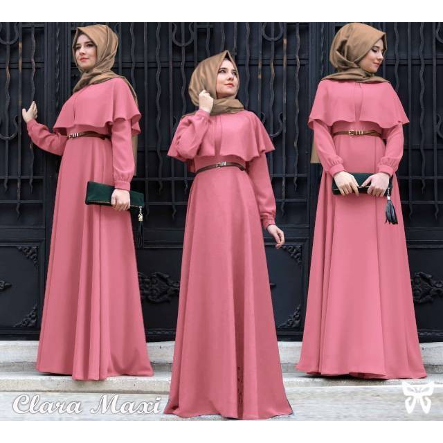 ^_ Cod Clara Maxi Tay Áo Dài Có Thể Tháo Rời Pasmina Jersey Beltfit Đến L Bestsel | BigBuy360 - bigbuy360.vn