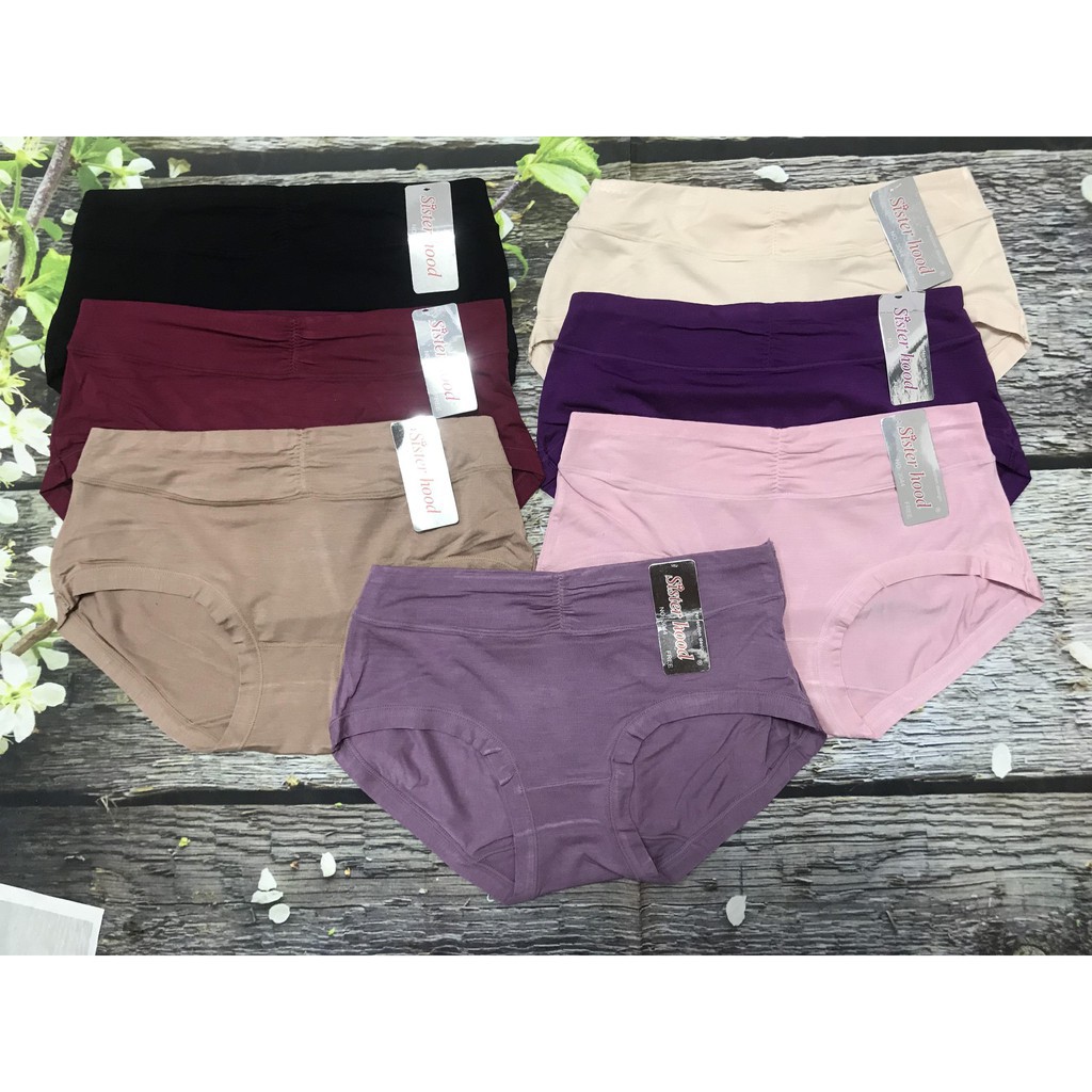 Combo 10 quần Sisterhood 3044, quần lót cotton co dãn tốt.
