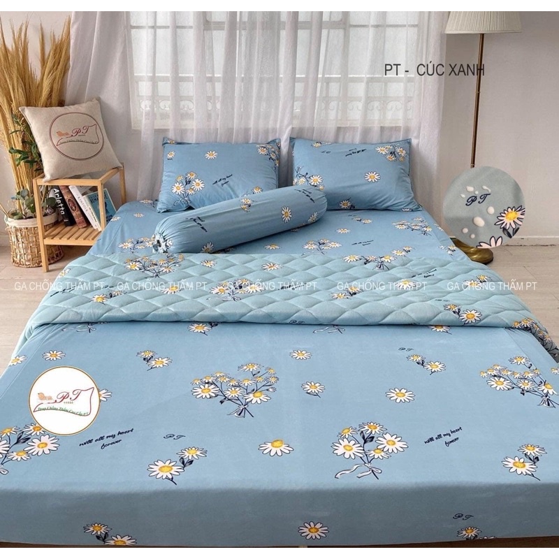 SALE 1 CẶP vỏ gối chống thấm cotton thun giao màu ngẫu nhiên