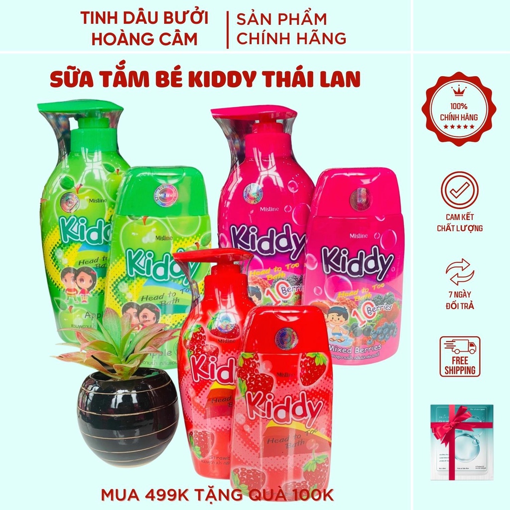 Sữa tắm gội cho bé Mistine Thái Lan chính hãng 2 in 1 400ml