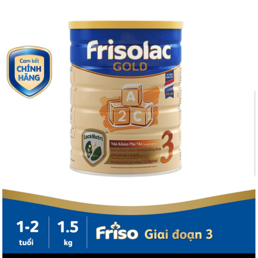 Sữa Frisolac Gold 3 1.5kg