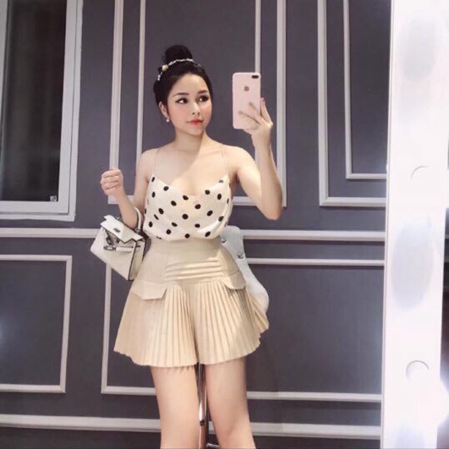 Chân váy dập li hàng đẹp Quảng Châu