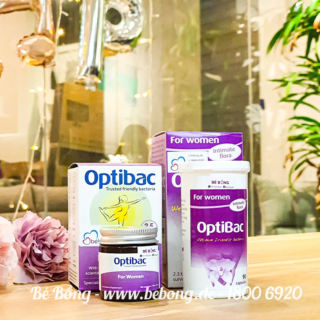 Men vi sinh Optibac tím 30v/90v