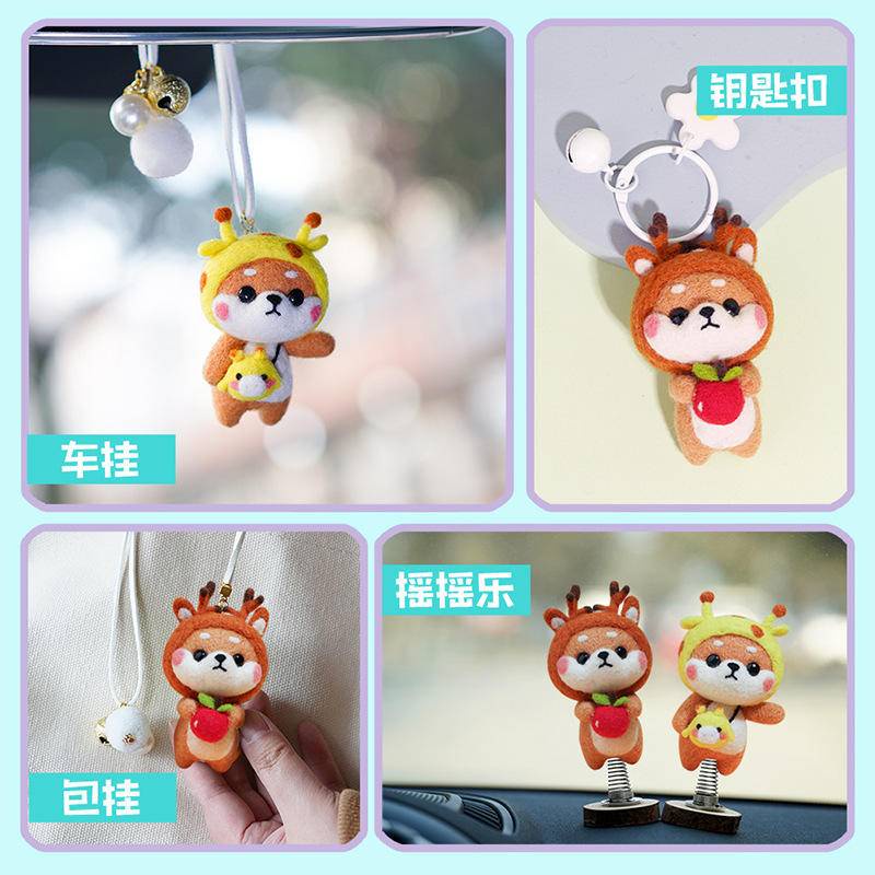 Búp Bê Nhồi Bông Bằng Len Làm Thủ Công diy len chọc