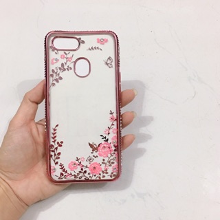 Ốp hoa đính đá viền oppo F9