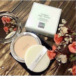 [Chính Hãng] Phấn phủ siêu mịn Geo Sempre BẠC