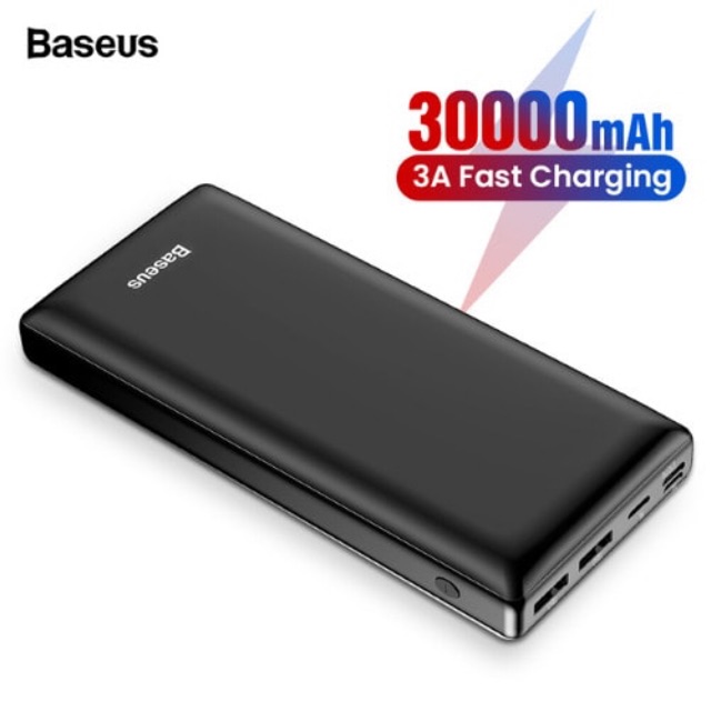 Pin sạc dự phòng Baseus 30000mAh có 3 ra - Sạc dự phòng chính hãng báeus X30 dung lượng đủ