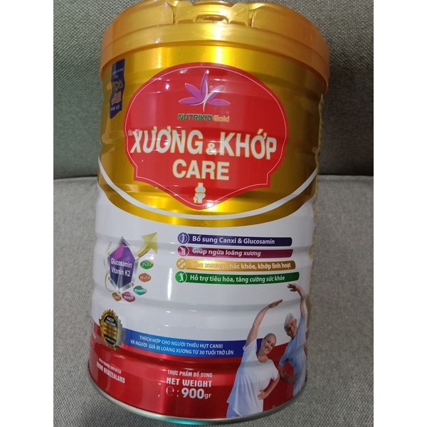 Sữa xương khớp Nutrikidgold Care dưỡng chất cho xương và khớp 900g  - sữa xương khớp cho người trung niên và cao tuổi
