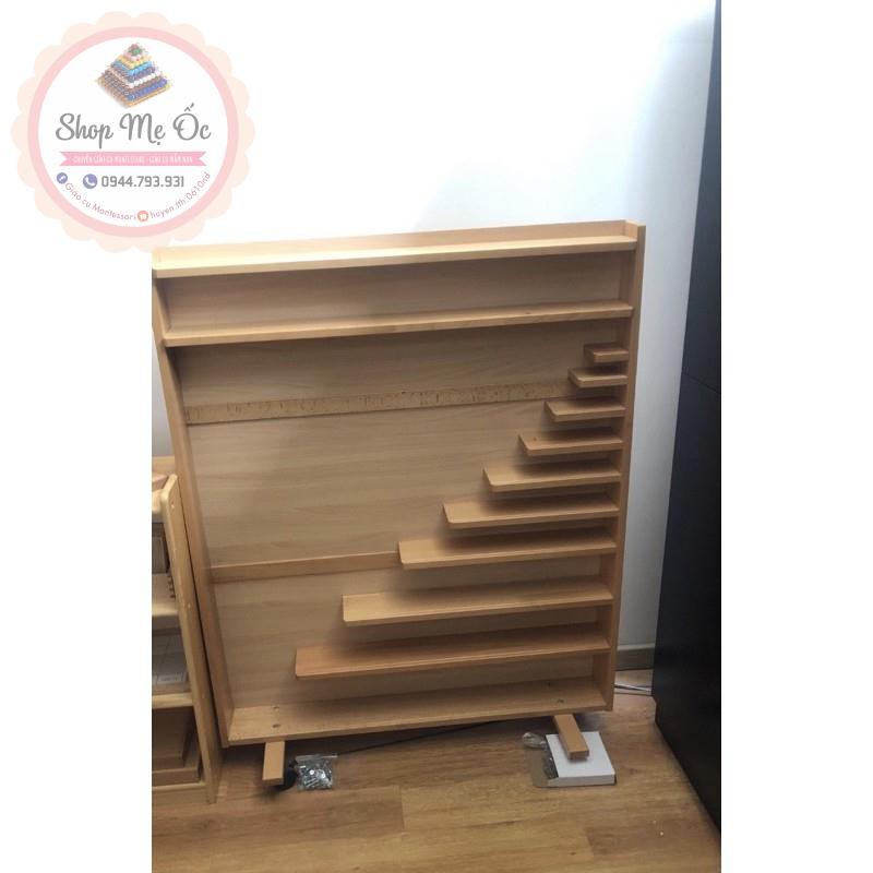 Giáo cụ Montessori bản quốc tế - Khung tủ toán (Hàng có sẵn)