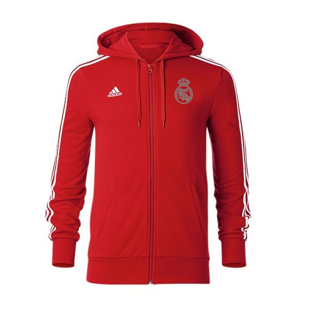 Áo Khoác Hoodie Phối Khóa Kéo Real Madrid