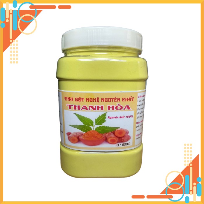 Tinh Bột Nghệ nhà làm 500gr - tinh bột nghệ nguyên chất đăk lăk