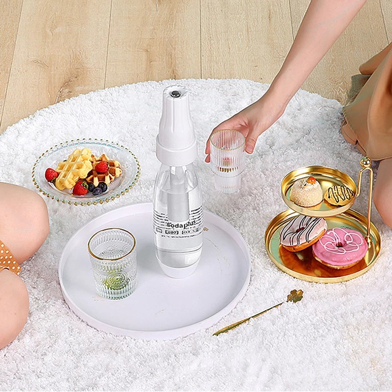 Đầu Sục Khí Soda Lấp Lánh Nhỏ Gọn Tiện Dụng Cho Gia Đình