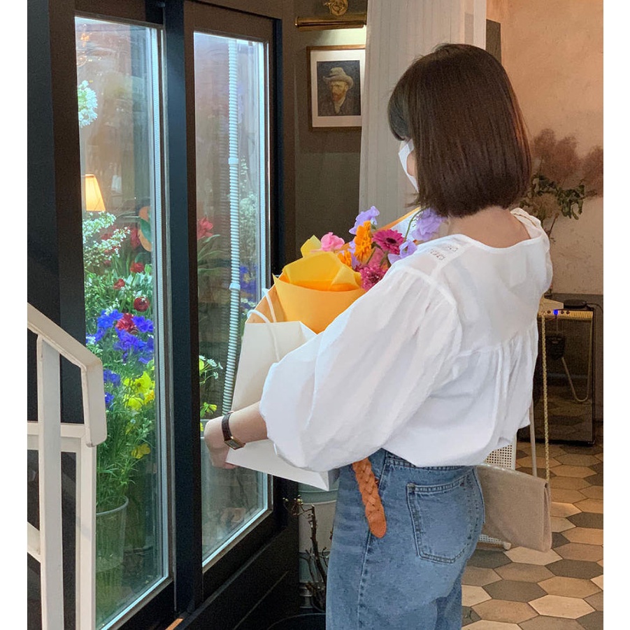 Áo Nữ Tay Lỡ Phối Ren 49369