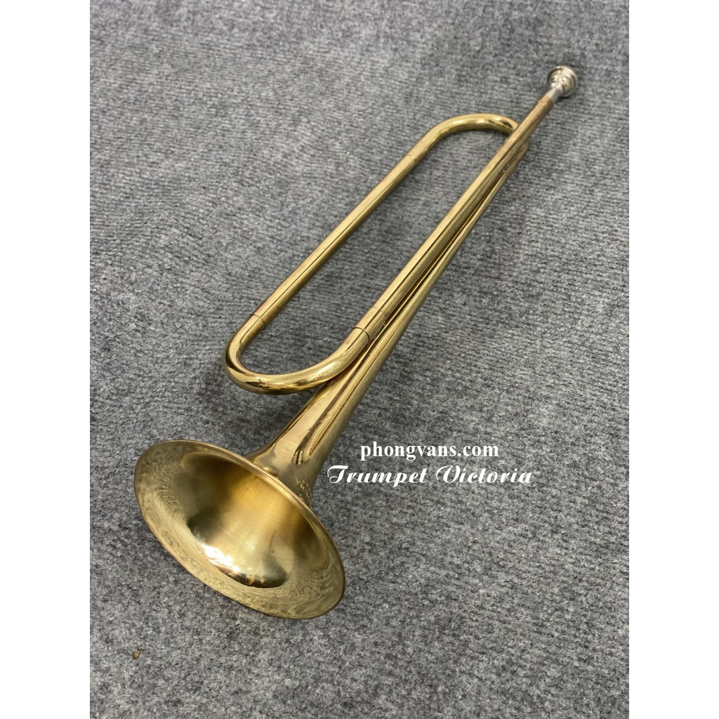 Kèn trumpet đồng vàng không phím bấm nhạc cụ kèn trường học