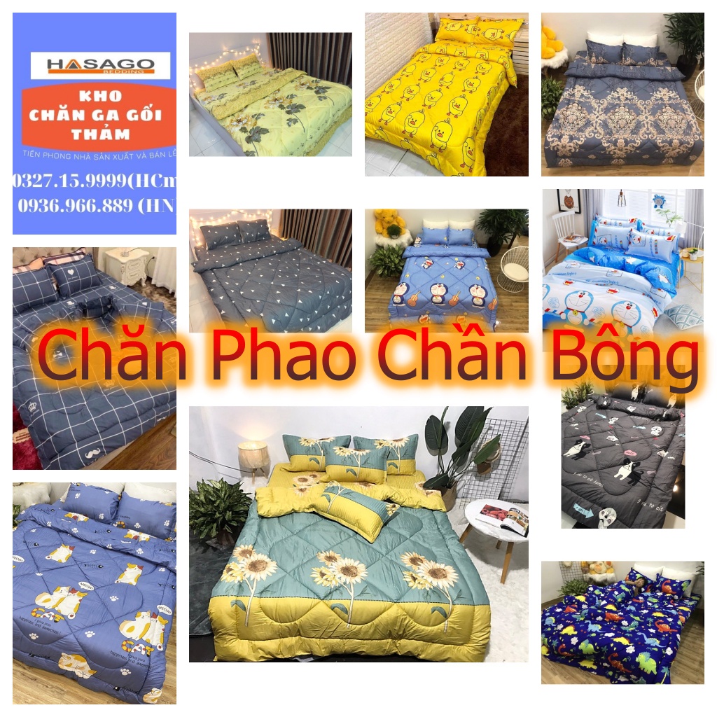 Chăn Bông Chăn Phao Trần Bông Siêu Nhẹ Dày Có Ruột Dùng Được Cho Mùa Đông ( Hút Chân không khi đóng gói)