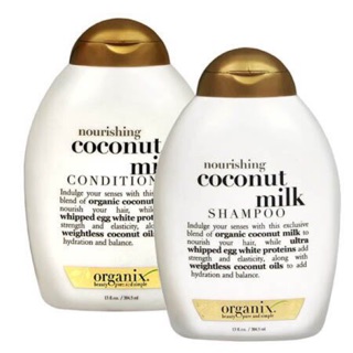 Bộ dầu gội và dầu xả OGX Coconut Milk 385ml/385ml
