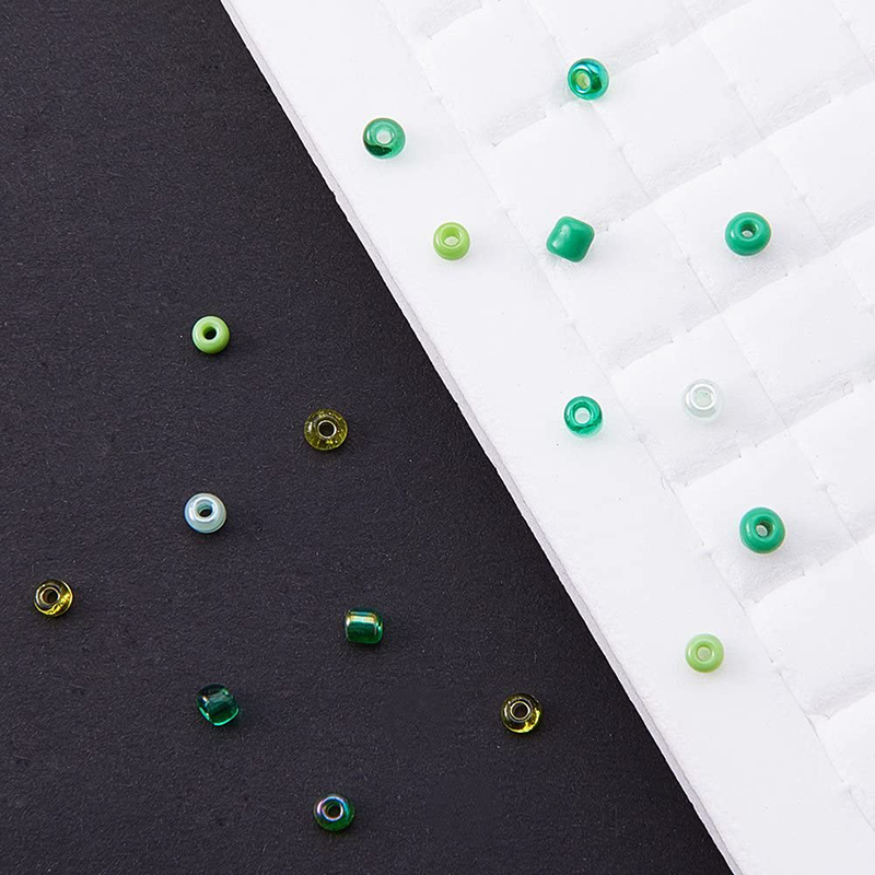 1 Hộp Hạt Tròn Hỗn Hợp Làm Trang Sức