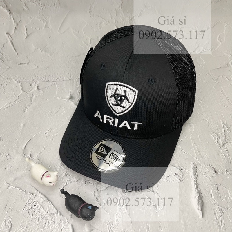 Nón kết lưỡi trai thêu ARIA phối lưới đơn giản cá tính nam nữ