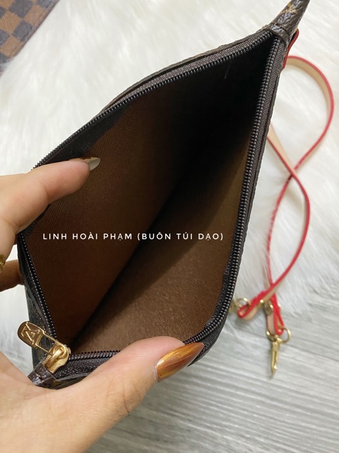 Ví nhỏ mix cùng 1 bộ với túi neverfull (ảnh thật)