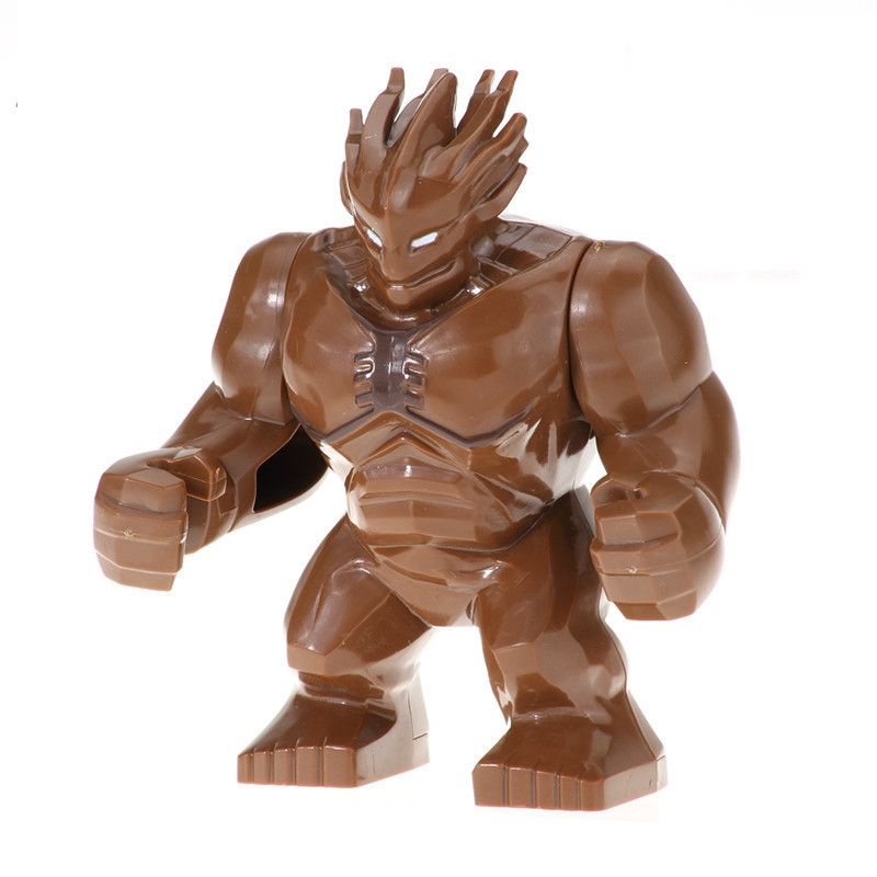 Xếp hình người cây Groot Comics trong Guardians of the Galaxy Vệ binh dải ngân hà Lego Minifigures Kopf KF1000
