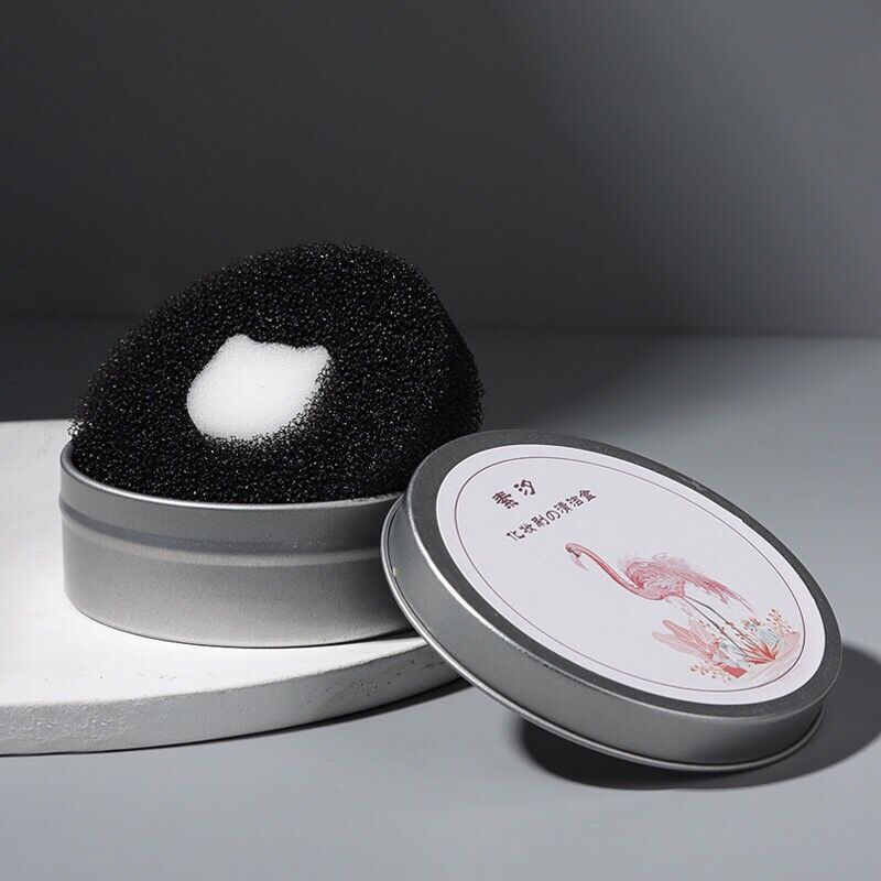 [Hàng mới về] Hộp vệ sinh cọ trang điểm nhanh chóng thiết kế vỏ nhôm dễ thương