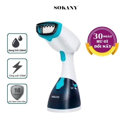BÀN LÀ HƠI NƯỚC CẦM TAY SOKANY AJ-2205 công suất 1200W, mẫu mới 2022 chính hãng