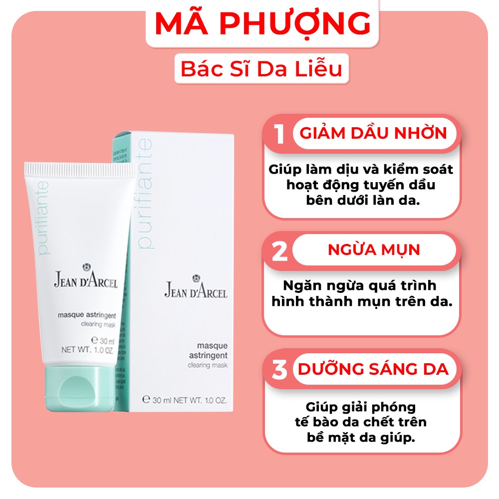 Mặt nạ mụn Jean D’arcel (30ml)
