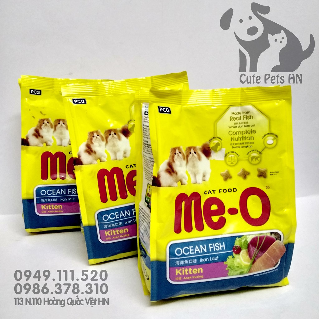 🐱 Thức Ăn Cho Mèo Con MeO Kitten Ocean Fish 400g -  Vị Cá Biển - Cutepets Phụ kiện Thú cưng Pet shop Hà Nội