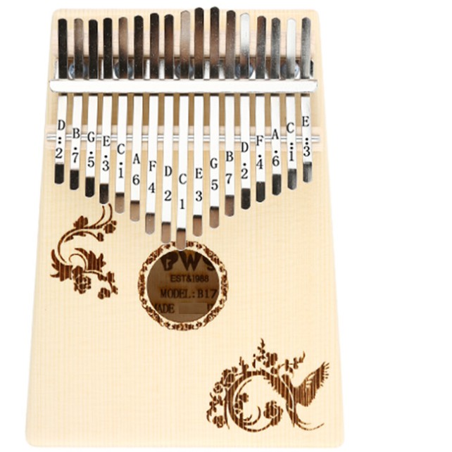 Đàn kalimba 17 phím dạng hộp âm to thump piano -BWS Nhiều mẫu P2