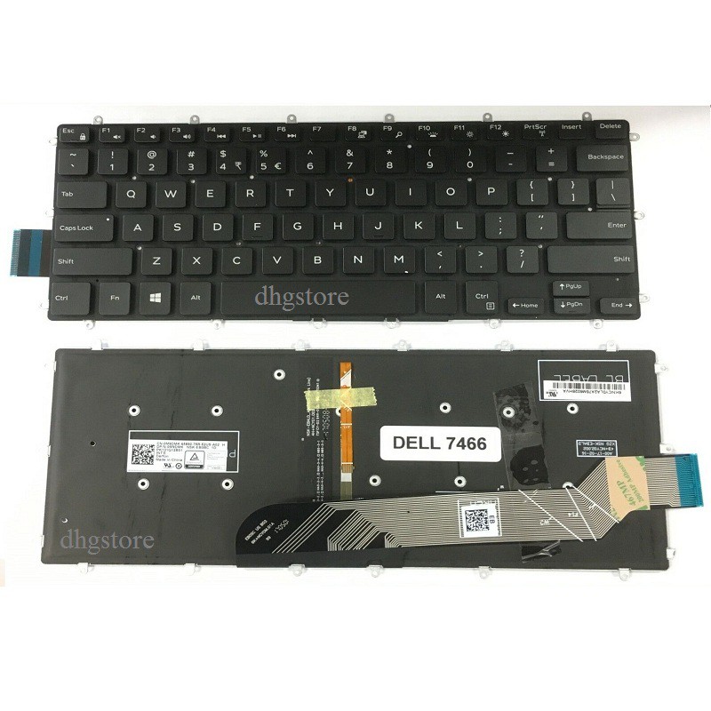 Bàn phím laptop Dell Inspiron 15-5000 5368 5370 5373 5378, 15-7000 7378 7460 7466 7467 7560 7569 7579 7460 7466