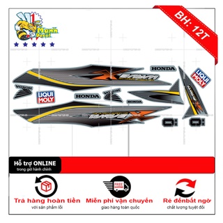 Ten rời xe wave X 2017 dán xe xám xi măng