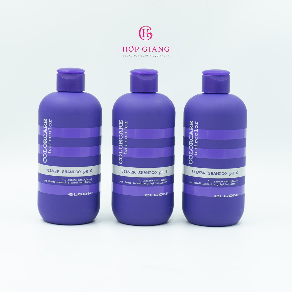 Dầu gội tím Elgon khử vàng chính hãng, giữ màu tóc nhuộm siêu bền