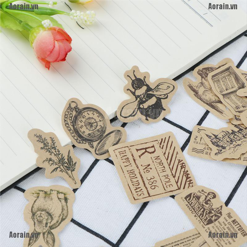 Set 46 Miếng Dán Vignette Độc Đáo Dùng Trang Trí