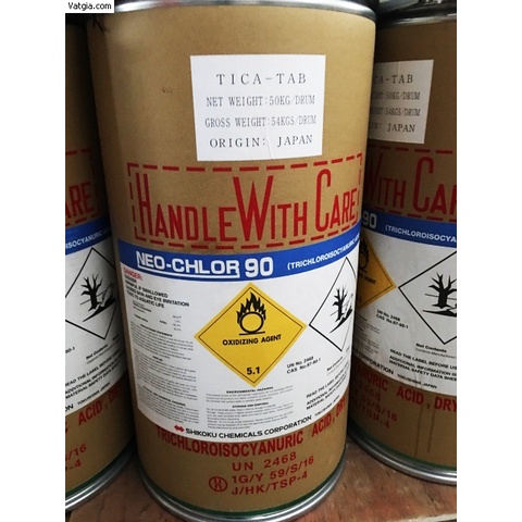 1kg Clo xử lý nước hồ bơi viên TCCA  200g - Nhật Bản