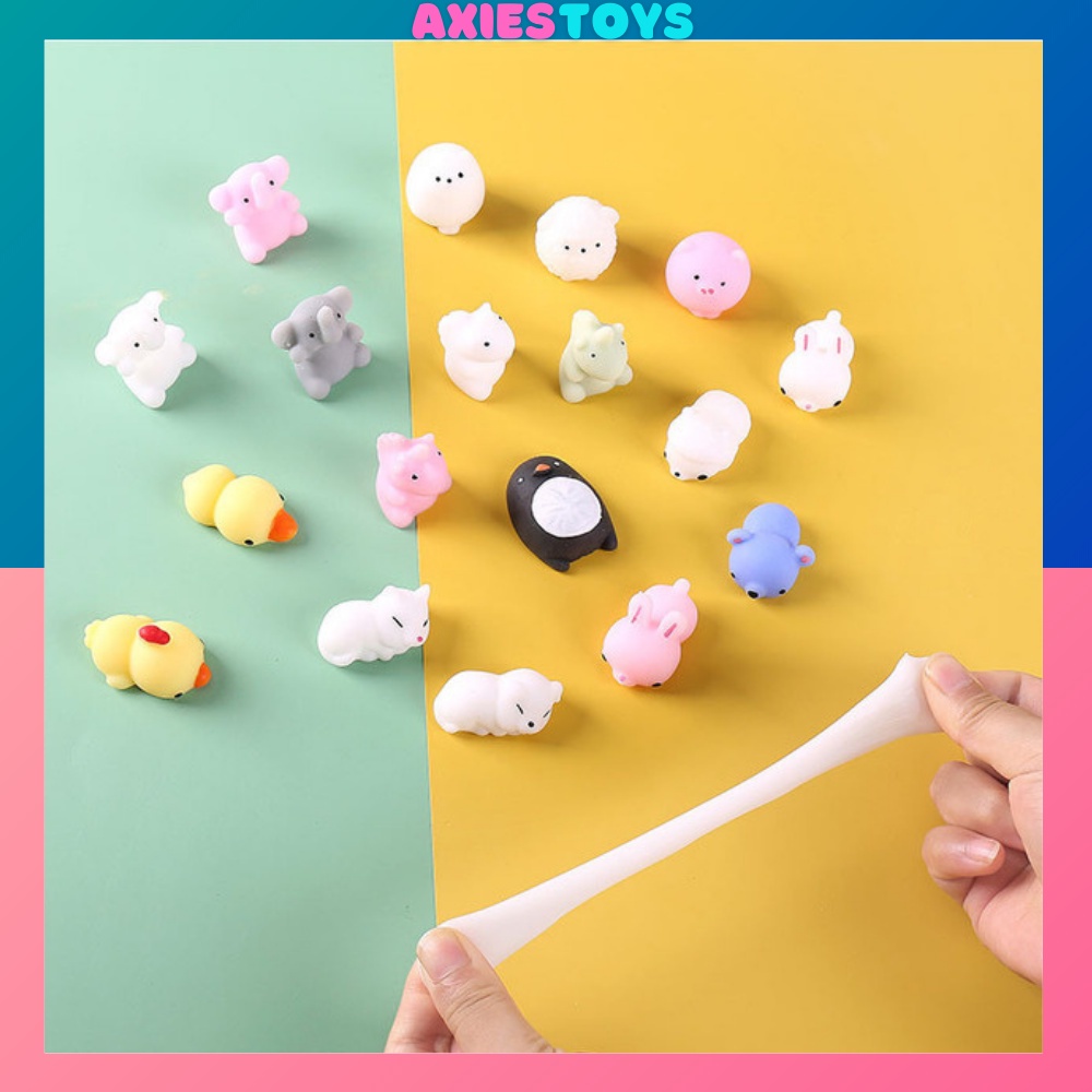 Đồ Chơi Squishy Mochi Hình Thú Cực Dễ Thương mềm dẻo