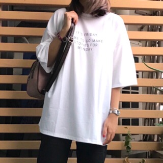 Áo phông its monday đen / trắng