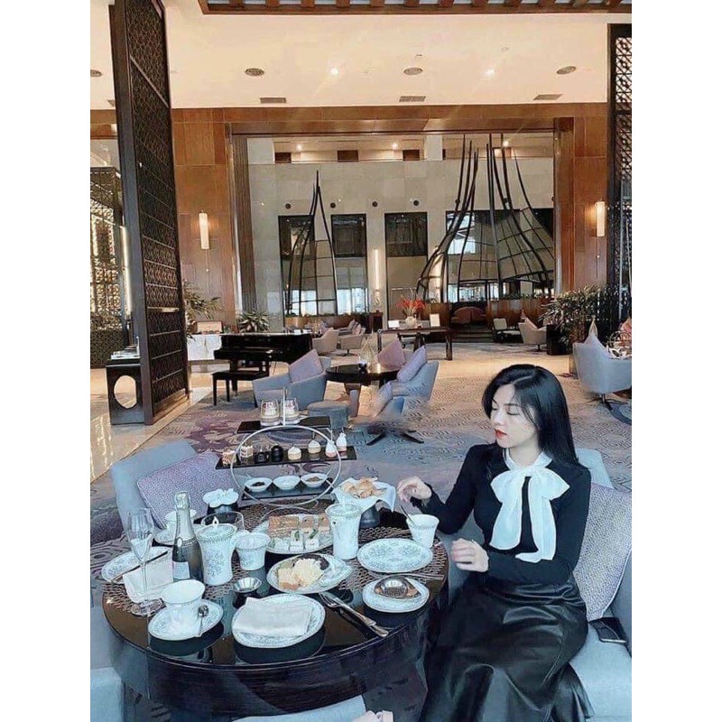 Áo Tăm nơ cận chất