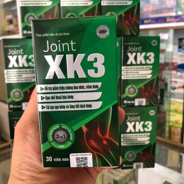 JointXK3 – Hỗ trợ giảm đau xương khớp (Hộp 60 viên)