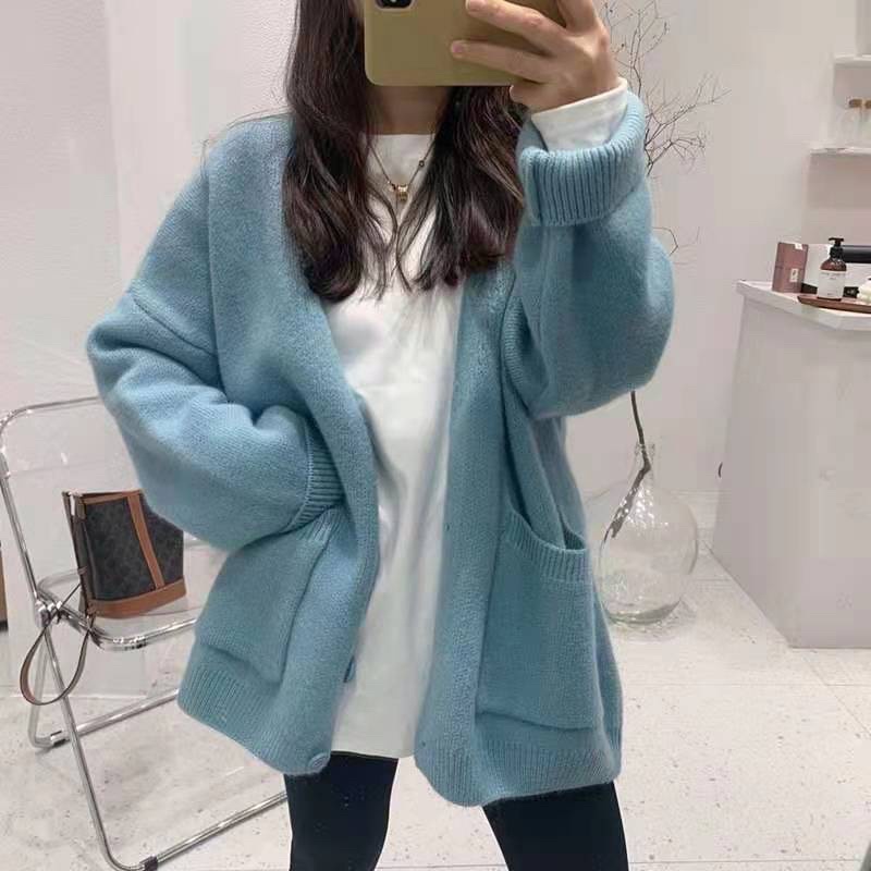 Áo khoác cardigan len Cherry phong cách Hàn Quốc cực xinh hàng Sẵn ( MÃ KL04 ) | BigBuy360 - bigbuy360.vn